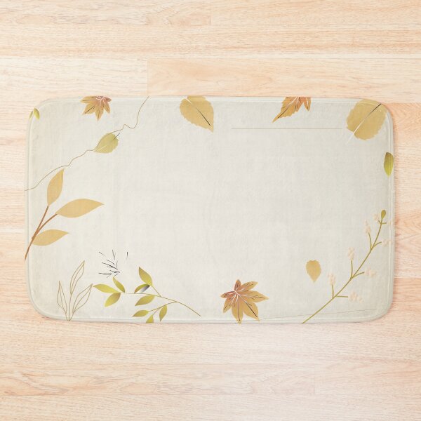 Item preview, Frame of leaves on an off-white background designed and sold by DannImages.