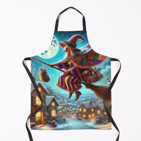 Item preview, Befana's Enchanted Flight designed and sold by BobArtGallery.