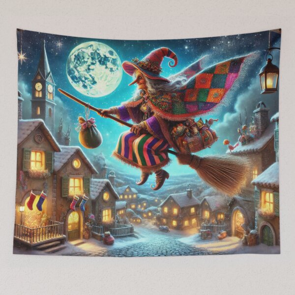 Item preview, Befana's Enchanted Flight designed and sold by BobArtGallery.