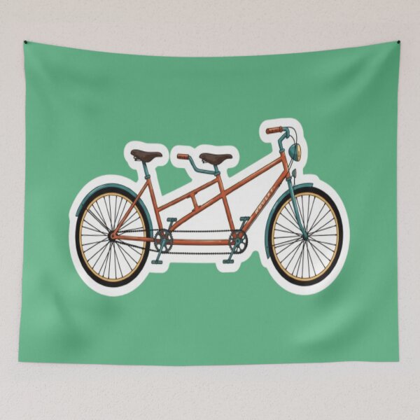 Item preview, Tandem Bicycle designed and sold by StickersRyous.