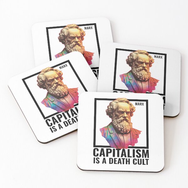 Item preview, Capitalism Is A Death Cult designed and sold by RockFireMerch.