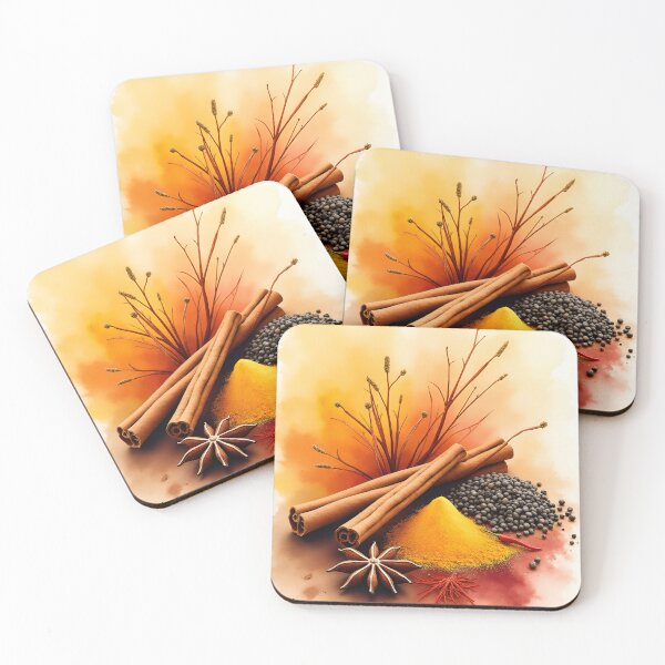 Item preview, Abstract color worlds - spices - art for the senses designed and sold by  VectorArtFactory.