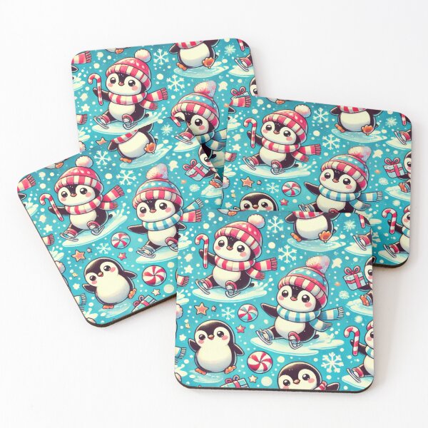 Item preview, Frosty Penguin Parade designed and sold by BobArtGallery.