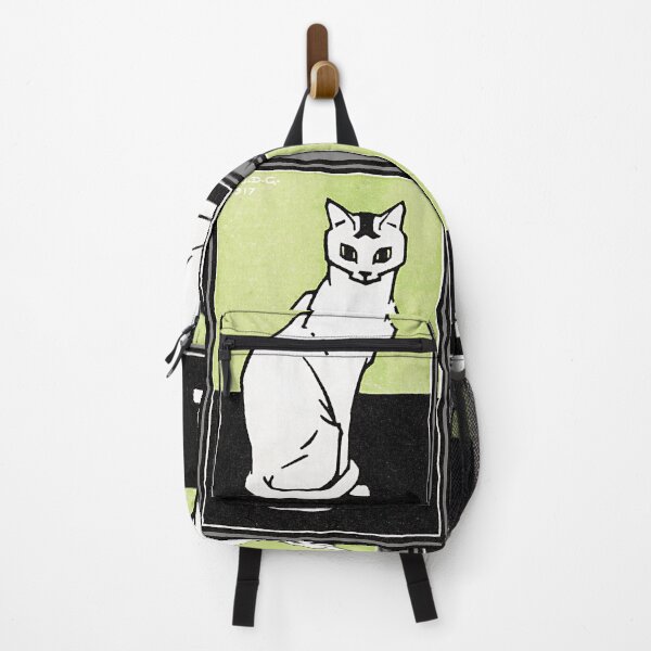 Item preview, Vintage Sitting Cat. Restored Julie De Gragg illustration. designed and sold by Shoot-The-Moon.