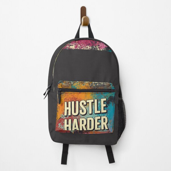 Item preview, Hustle Harder - Motivational Teen Cartoon T-Shirt Design designed and sold by Cuteenhle.