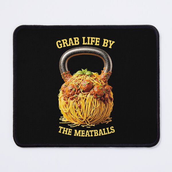 Item preview, Kettlebell Workout Gym Grab Life By The Meatballs Fitness designed and sold by GrandeDuc.