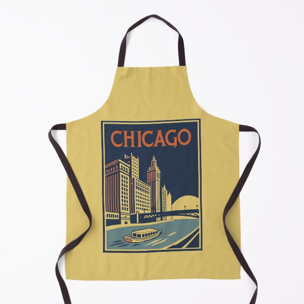 Item preview, Chicago Vintage – Retro Travel Poster designed and sold by EnjoyaGift.