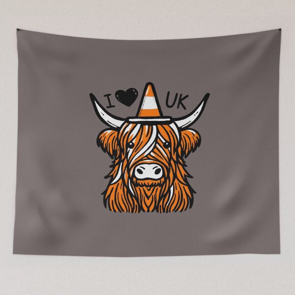 Item preview, Highland Cow Cone Head designed and sold by FunnehGacha.