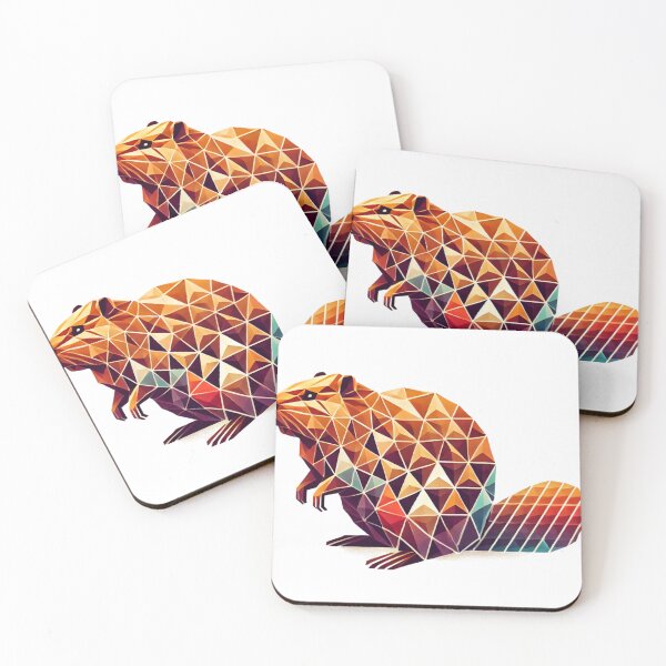 Item preview, Geometric Beaver Brilliance designed and sold by becauseturkey.