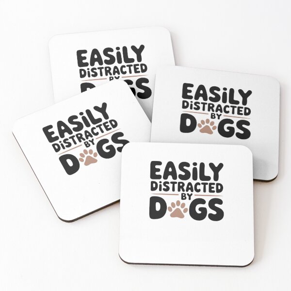 Item preview, Easily Distracted By Dogs designed and sold by Mateusz Majcherek.