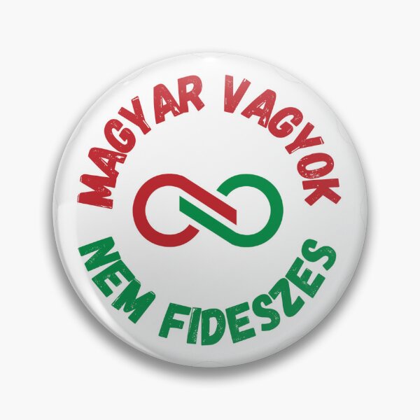 Item preview, Magyar vagyok, nem fideszes + Tisza logó kerek matrica, póló,  designed and sold by StickyRama.