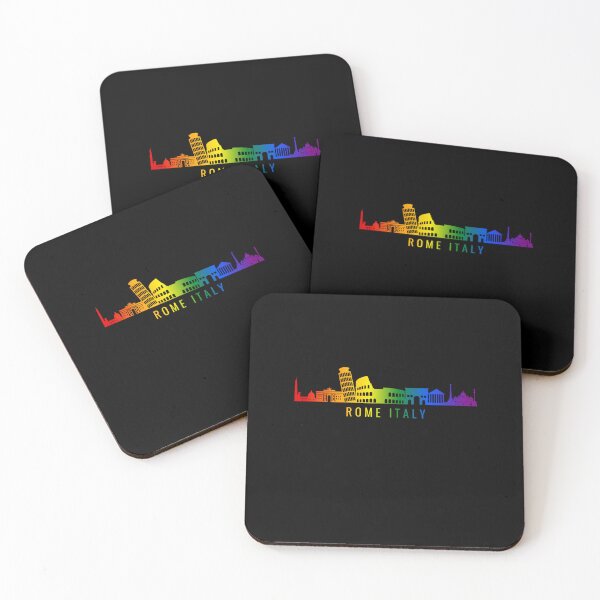 Item preview, Rome Italy Skyline Graphic, Classic pride flag graphic, City Skyline Graphic, Cityscape, Rainbow Silhouette, City art, Landmarks, Architecture, city, cities, designed and sold by PrideBeProud.
