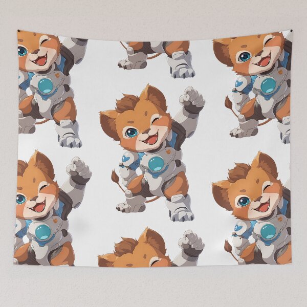 Item preview, Cute Space Lion designed and sold by bapupa.