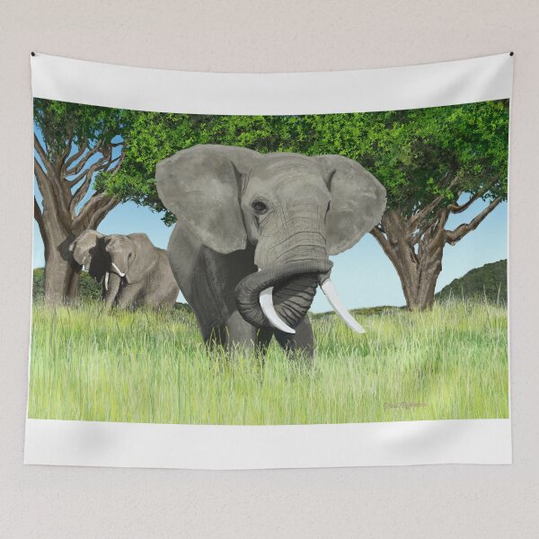 Item preview, Large African Bull Elephant. designed and sold by PAUL57.