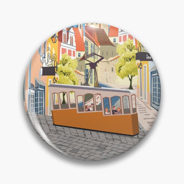 Item preview, LIsboa lisbon, vintage travel poster,sticker, greeting card designed and sold by Arctic frame studio.