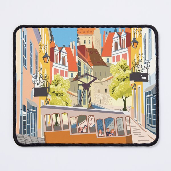 Item preview, LIsboa lisbon, vintage travel poster,sticker, greeting card designed and sold by Arctic frame studio.