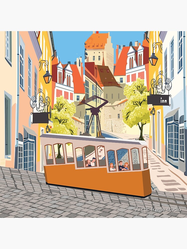 Thumbnail 2 of 2, Tote Bag, LIsboa lisbon, vintage travel poster,sticker, greeting card designed and sold by Caravanstudio.