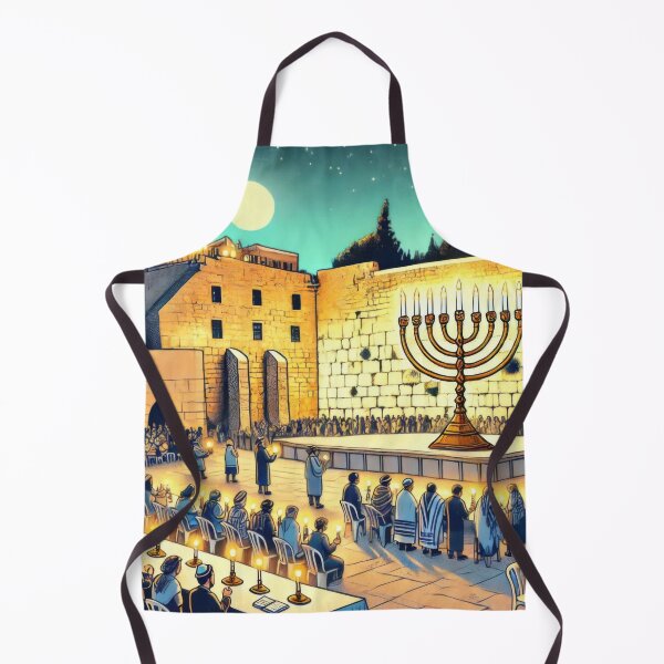 Item preview, Hanukkah Celebration at the Western Wall designed and sold by BobArtGallery.