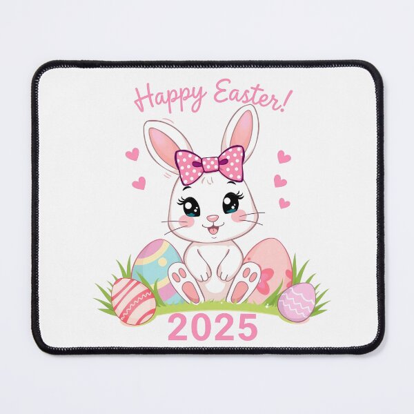 Item preview, Happy Easter 2025 - Bunny with Eggs  designed and sold by svarupa.