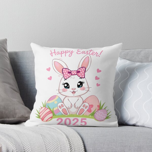 Item preview, Happy Easter 2025 - Bunny with Eggs  designed and sold by svarupa.