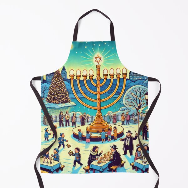 Item preview, Hanukkah Celebration in Central Park designed and sold by BobArtGallery.