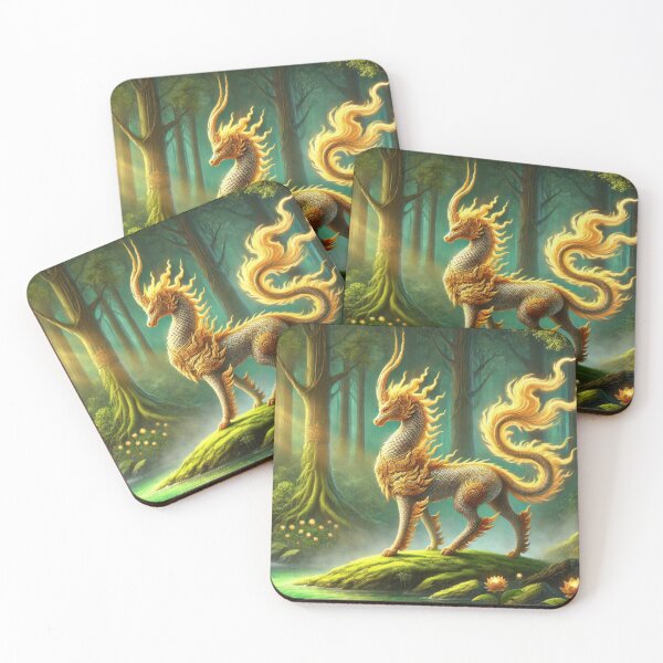 Item preview, Qilin, the Auspicious Creature of the Himmapan Forest designed and sold by BobArtGallery.