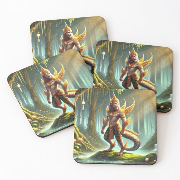 Item preview, Machanu, the Warrior of the Himmapan Forest designed and sold by BobArtGallery.