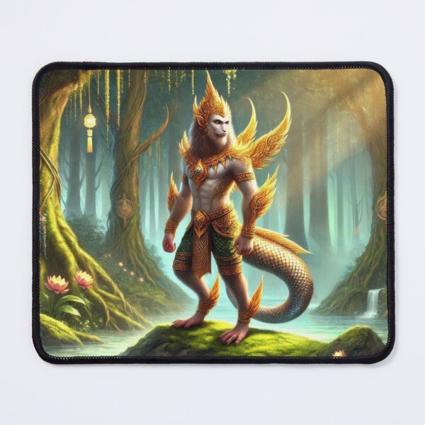 Item preview, Machanu, the Warrior of the Himmapan Forest designed and sold by BobArtGallery.