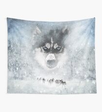 Tela decorativa Huskies de invierno