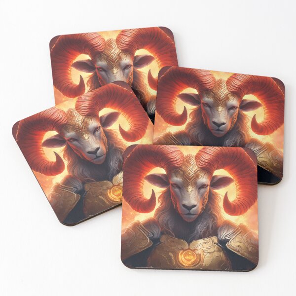 Item preview, Divine Flame: Cosmic Warrior of Aries designed and sold by HighestMind_888.