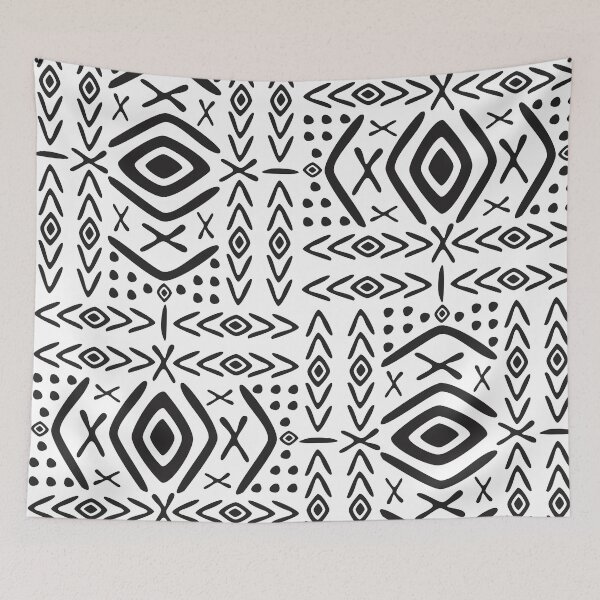 Item preview, African Bogolan Fabric Traditional Fabric designed and sold by Wolagno.
