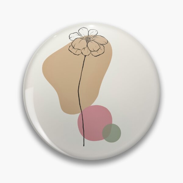 Item preview, Pink Flower Design with Linear Style designed and sold by DannImages.