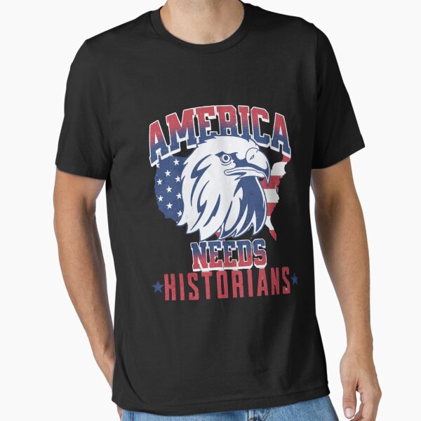 Item preview, America Needs Historians American Eagle Freedom Day Tee T-Shirt designed and sold by ViviWyco.