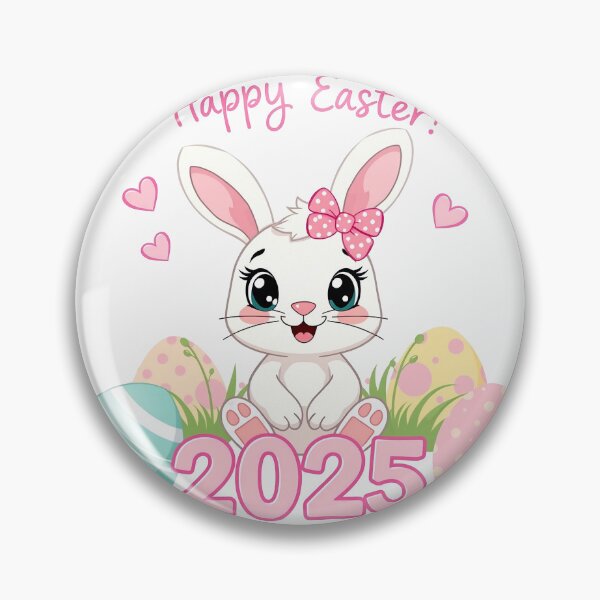 Item preview, Happy Easter 2025 - Bunny with Eggs  designed and sold by svarupa.