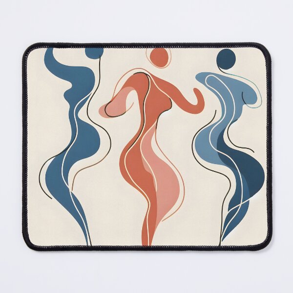 Item preview, Sway & Slay, Minimalist Dancing Queens, Abstract Boho Aesthetic Print, Effortless, Chic, and Unique Wall Art designed and sold by Kintsugi99.