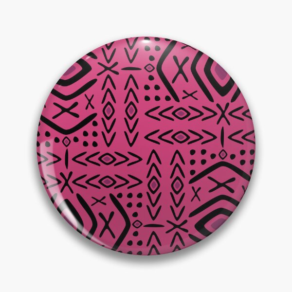 Item preview, Pink Bogolan Traditional Fabric designed and sold by Wolagno.
