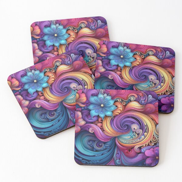 Item preview, Colorful Flowers and Swirls designed and sold by Kathy Weaver.