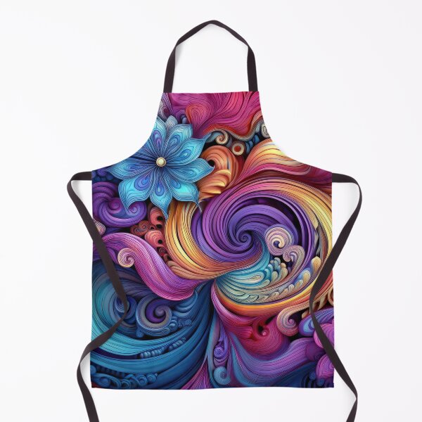 Artikelvorschau, Bunte Blumen und Wirbel entworfen und verkauft von Kathy Weaver.