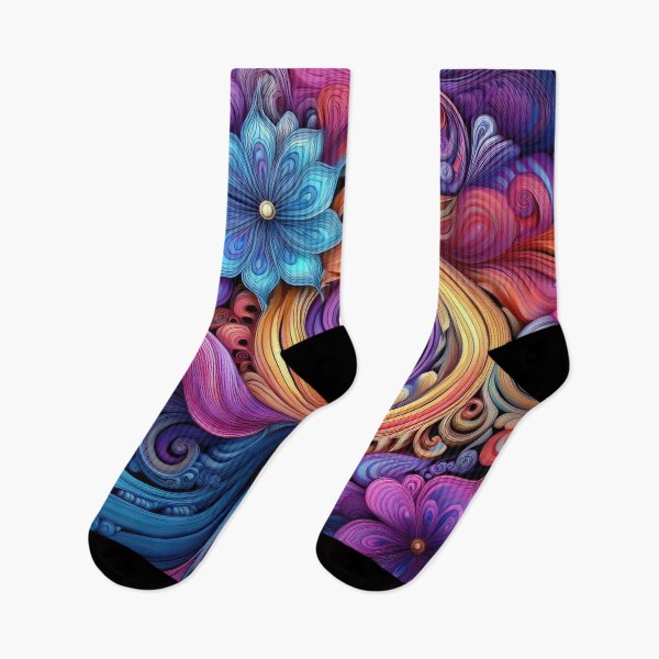 Item preview, Colorful Flowers and Swirls designed and sold by Kathy Weaver.