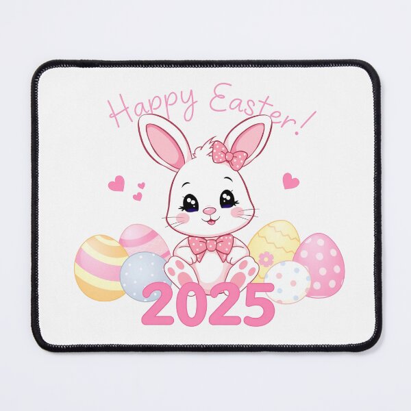 Item preview, Happy Easter 2025 - Bunny with Eggs  designed and sold by svarupa.
