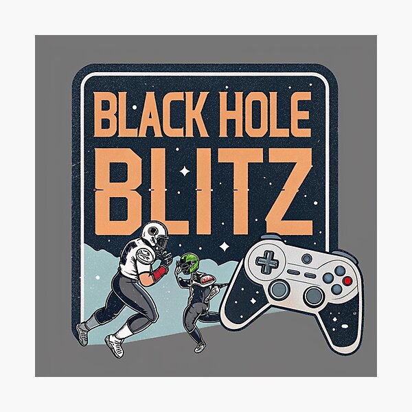 Item preview, Black Hole Blitz - Retro Video Game designed and sold by Lucky Dog Merch.