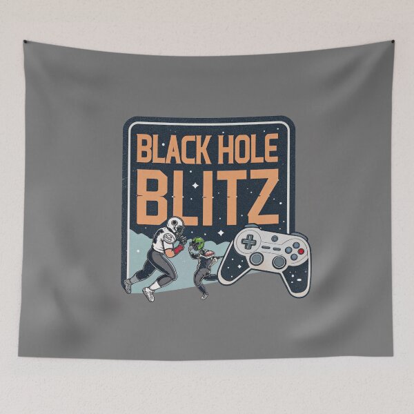 Item preview, Black Hole Blitz - Retro Video Game designed and sold by Lucky Dog Merch.