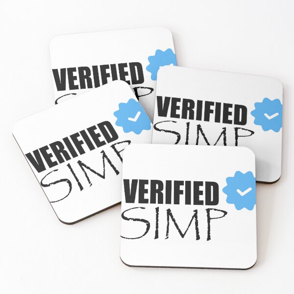 Item preview, Verified Simp – No Shame in the Game! designed and sold by GriffinRey.