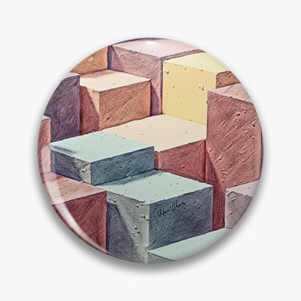 Item preview, Soft Pastel Cuboids designed and sold by Hen-C-Art.