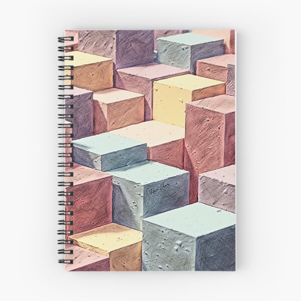 Item preview, Soft Pastel Cuboids designed and sold by Hen-C-Art.