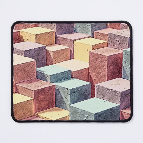 Item preview, Soft Pastel Cuboids designed and sold by Hen-C-Art.
