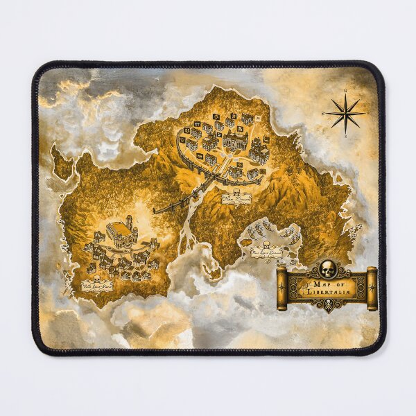Item preview, Map of Libertalia – The Lost Pirate Utopia designed and sold by The Pathfinders.