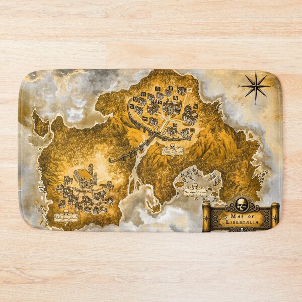 Item preview, Map of Libertalia – The Lost Pirate Utopia designed and sold by The Pathfinders.