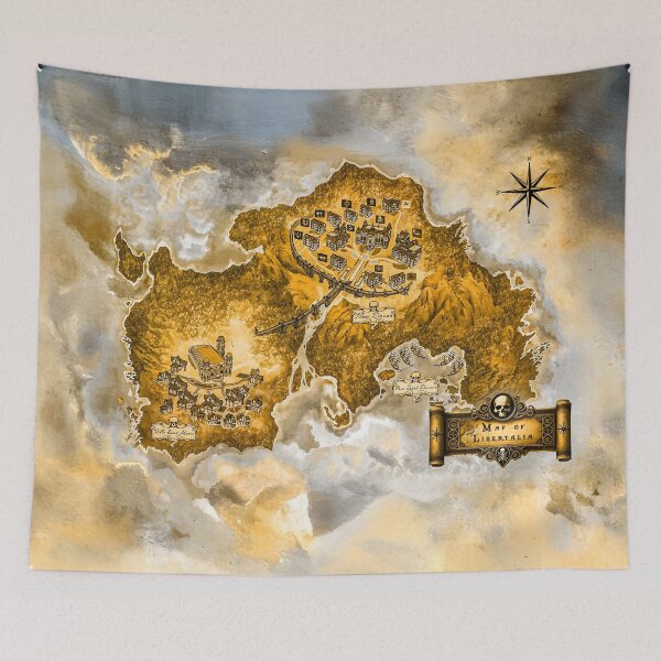 Item preview, Map of Libertalia – The Lost Pirate Utopia designed and sold by The Pathfinders.