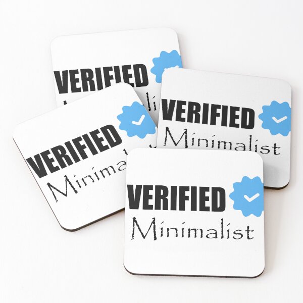 Item preview, Verified Minimalist – Less is More designed and sold by GriffinRey.